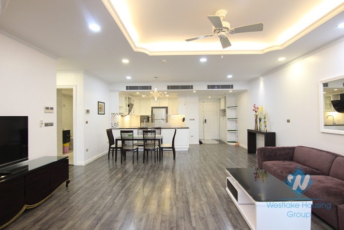Big two bedrooms apartment for rent in Thuy Khue street, Tay Ho district, Ha Noi